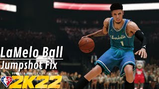 NBA2K22 Lamelo Ball Jumpshot Fix [upl. by Rimidalv]