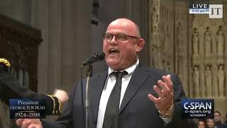 Irish tenor Ronan Tynan sings at funeral of George HW Bush [upl. by Ambrose376]