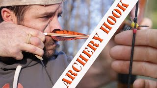 Traditional Archery Tips  String Hand amp Archery HOOK [upl. by Pris]