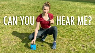 Wireless Microphone for Outdoor Yoga to Amplify Your Voice [upl. by Aleek]