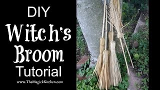 DIY Witchs Broom Tutorial [upl. by Irmo]