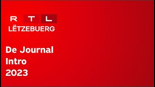 RTL Lëtzebuerg Luxembourg  De Journal  Intro  2023 [upl. by Gnel]