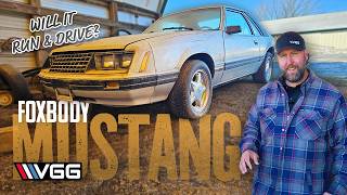 BARNFIND FoxBody Mustang Parked 23 YEARS Will It RUN AND DRIVE Home [upl. by Sil]