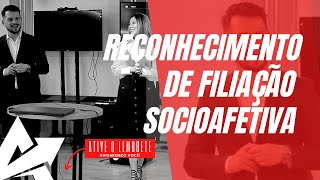 DIREITO DE FAMÍLIA Reconhecimento de filiação socioafetiva [upl. by Neeham]