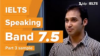 Band 75  IELTS Speaking test sample – Part 1 Aashish [upl. by Tarkany]