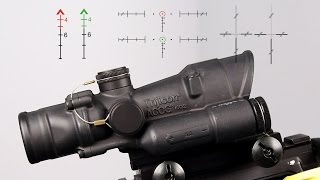 Trijicon TA02 4x32 ACOG New Reticles  OpticsPlanetcom Product in Focus [upl. by Carling643]