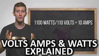 Volts Amps and Watts Explained [upl. by Grand647]