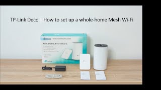 How to Set up TPLink Whole Home Mesh WiFi [upl. by Hornstein202]