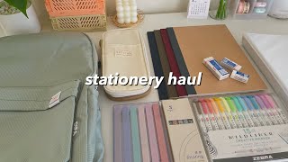 huge stationery haul 🌷✨  aesthetic [upl. by Fanestil755]