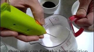 How To Make Latte Art with Mini Milk Frother [upl. by Viva]