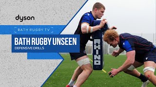 BATH RUGBY UNSEEN  Defensive drills [upl. by Lucais111]