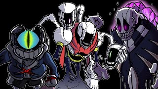 FNF Triple Trouble Undertale Triple Skeletons [upl. by Belier509]