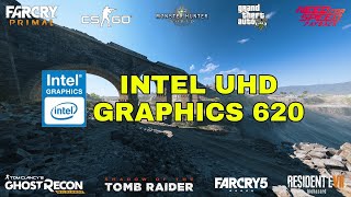 Intel UHD Graphics 620 Gaming Test  2020 [upl. by Eliades]