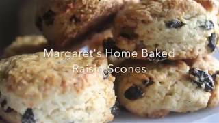 Raisin Scones Recipe  Easy recipe [upl. by Anippesuig602]