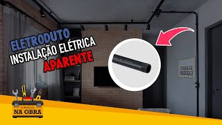 Como Fazer Instalaçao Elétrica Aparente PVC  Estilo Industrial [upl. by Jordanna964]