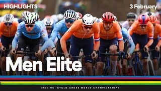 Men Elite Highlights  2024 UCI Cyclocross World Championships [upl. by Suirad717]