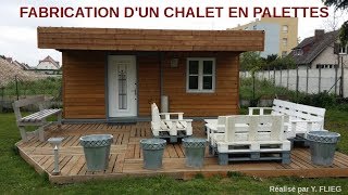 Chalet en Palettes Europe [upl. by Avirt]