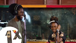 Chronixx amp Koffee  Real Rock Riddim  1Xtra in Jamaica [upl. by Wilden]