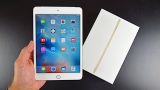 Apple iPad mini 4 Unboxing amp Review [upl. by Cotter]