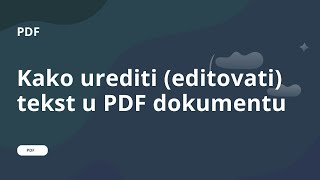 Kako urediti editovati tekst u PDF dokumentu besplatno [upl. by Annnora]