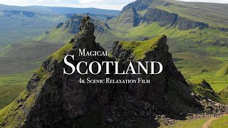 Magical Scotland  4K Scenic Relaxation Film with Calming Music [upl. by Adyan]