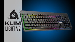 KLIM Light V2  Wireless Gaming Keyboard  Game Anywhere [upl. by Naj118]