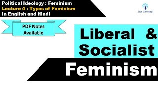 Feminism  Lecture 4  Types of Feminism [upl. by Alyhs]