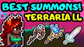 BEST SUMMON WEAPONS IN TERRARIA 14 Terraria Top 5 Best and Strongest Summons Terraria Ranking [upl. by Ahola697]