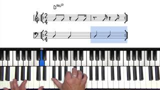 Samba Piano Tutorial  Chords Comping Rhythm Pattern [upl. by Akkim]