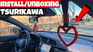 Installing JDM TSURIKAWA Handle In 10th gen Civic Si [upl. by Akimahs]