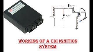 Motorcycle CDI Ignition System Working [upl. by Nera637]