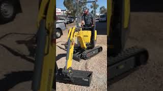 Wacker Neuson 803 mini excavator  Walk around [upl. by Andromede]