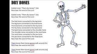 Dry Bones Lyrics Video [upl. by Gayner]