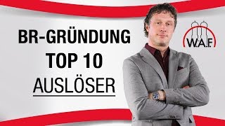 Betriebsrat gründen Die 10 häufigsten Auslöser zur Betriebsratsgründung  Betriebsrat Video [upl. by Paton934]