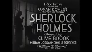 Sherlock Holmes 1932 with Clive Brook [upl. by Ayote780]