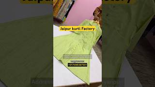 Jaipur Real Kurti Manufactures jaipurkurtifactory [upl. by Chelsae962]