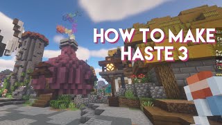 How To Make Haste 3 Potions  Hypixel Skyblock Minecraft [upl. by Eekram]