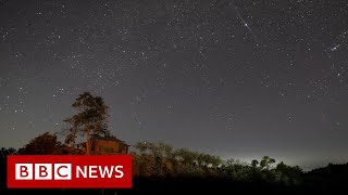 Geminid meteor shower dazzles night skies  BBC News [upl. by Shem]