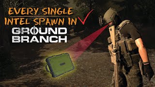 Every Intel Spawn Location in Ground Branch [upl. by Joacimah732]