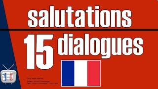 15 dialogues en français saluer [upl. by Schaper47]