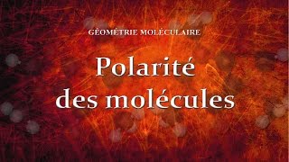 715 Polarité des molécules [upl. by Ahsoyek]