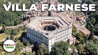 Villa Farnese Guided Tour  Narrated Tour  4K  Italy [upl. by Ailis]