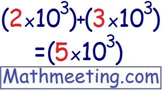 Scientific Notation  Adding and Subtracting [upl. by Nimrahc]