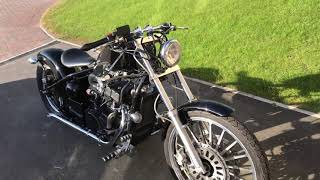 AJS Bobber Custom 125cc Startup [upl. by Ingham]