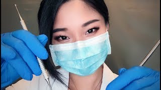 ASMR Dentist Roleplay  Relaxing Cleaning [upl. by Obnukotalo]