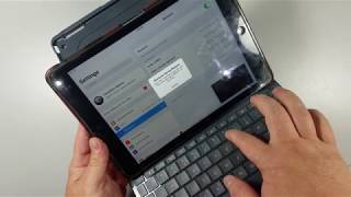 How to Sync Logitech Slim Keyboard Folio with iPad [upl. by Tratner992]