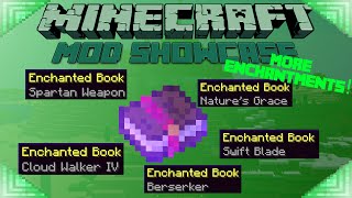 MORE ENCHANTMENTS  Minecraft Mod Showcase SUPER ABILITIES [upl. by Inimak]