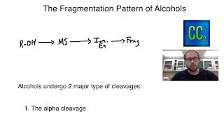 Mass Spectroscopy Alcohol Fragmentation Patterns [upl. by Anitsihc]