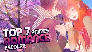 Top 7 Los mejores animes de romance escolar 2024 [upl. by Irra]