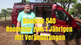 Kastenwagen Pössl Roadcar 540 die große Roomtour zum 1 Jährigen [upl. by Buke858]